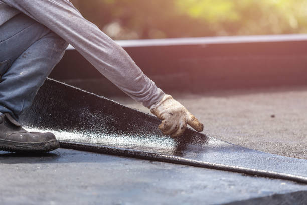 Professional Waterproofing technician working in Greendale, WI